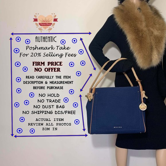 💙Michael Kors Fabric-Canvas Shoulder Purse💙 - Picture 16 of 16